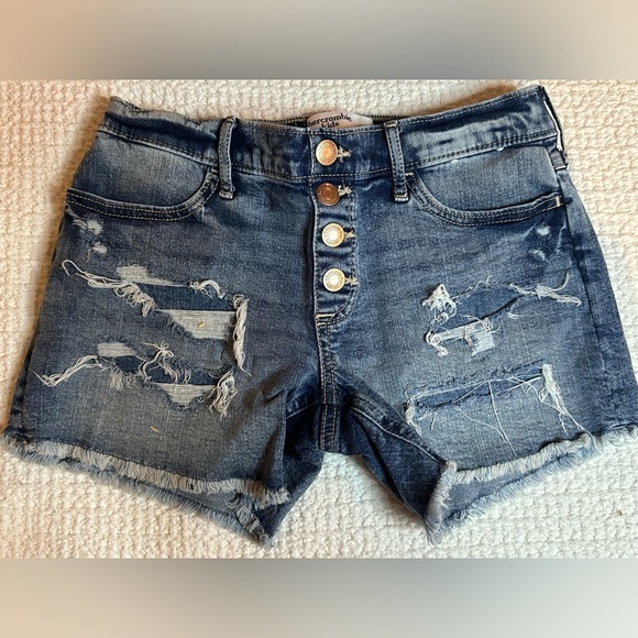 Abercrombie & Fitch Other - Abercrombie & Fitch Button fly denim shorts size 11/12 Girls